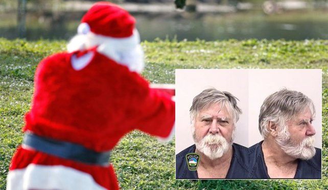 Un hombre de barba blanca robó un banco dos días antes de Navidad.