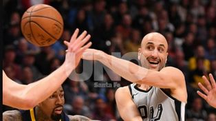 San Antonio sumó una nueva derrota y se lesionó Manu Ginóbili