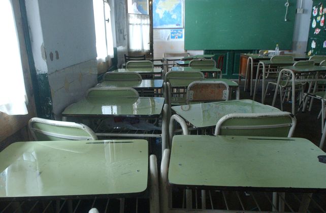 Las aulas permanecieron vacías en muchas oportunidades en los últimos meses.
