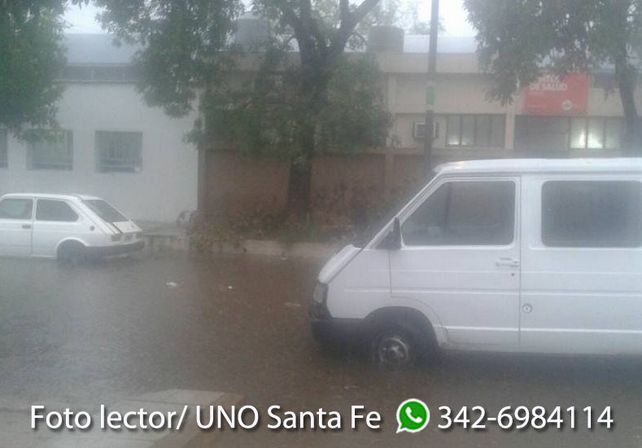 Diego Santa Cruz envió esta foto desde barrio Centenario.