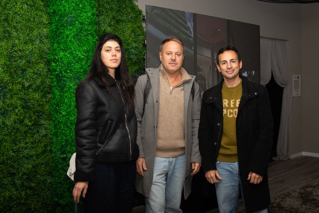 Daniela Paciaroni, Agustín Feraboli y Pablo Cáceres