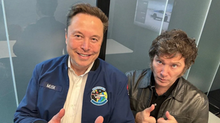 Elon Musk y Javier Milei, juntos en Estados Unidos