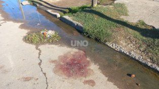 El lugar donde sucedieron los hechos en barrio Santa Rosa de Lima.