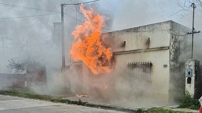 Gualeguaychú: falleció una mujer víctima del incendio en su vivienda.