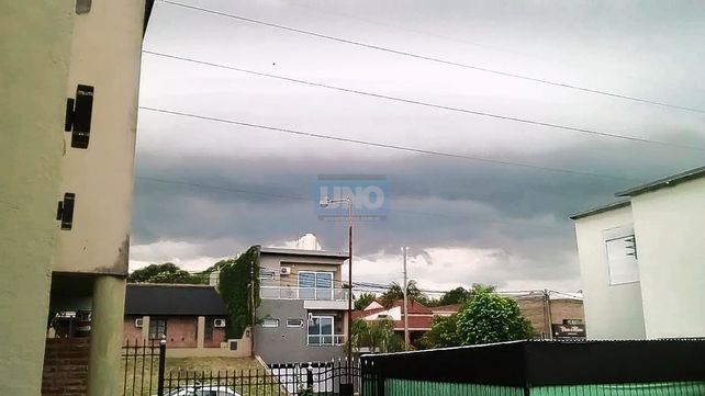 Alerta por tormentas fuertes y granizo para una zona de Entre Ríos