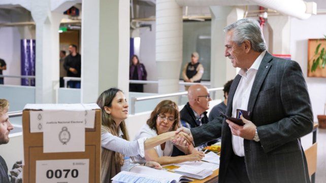 El presidente Alberto Fernandez. Elecciones 2023