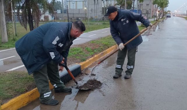 Ante el pronóstico de tormentas fuertes para la ciudad