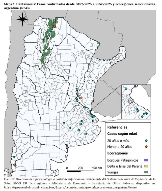 Hantavirus en Entre Ríos: más casos y más letales