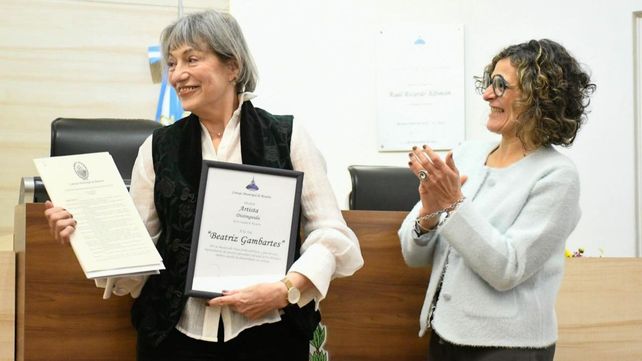 La rosarina Betty Gambartes fue nombrada Artista Distinguida de la ciudad por el Concejo Municipal