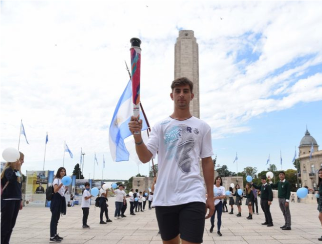 La Antorcha de los Suramericanos de la Juventud volvió a Rosario