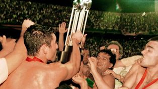 El Negro Palma, el gran capitán de la hazaña sin igual de Central, en la Copa Conmebol de 1995.