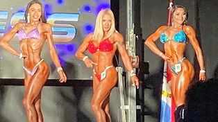 Culturismo: Cecilia Fernández la rompió en Rosario