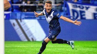 Braian Romero marcó para Vélez dos goles.
