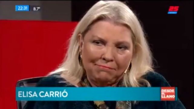 Carrió: A la clase media le pido que dé propina y changas