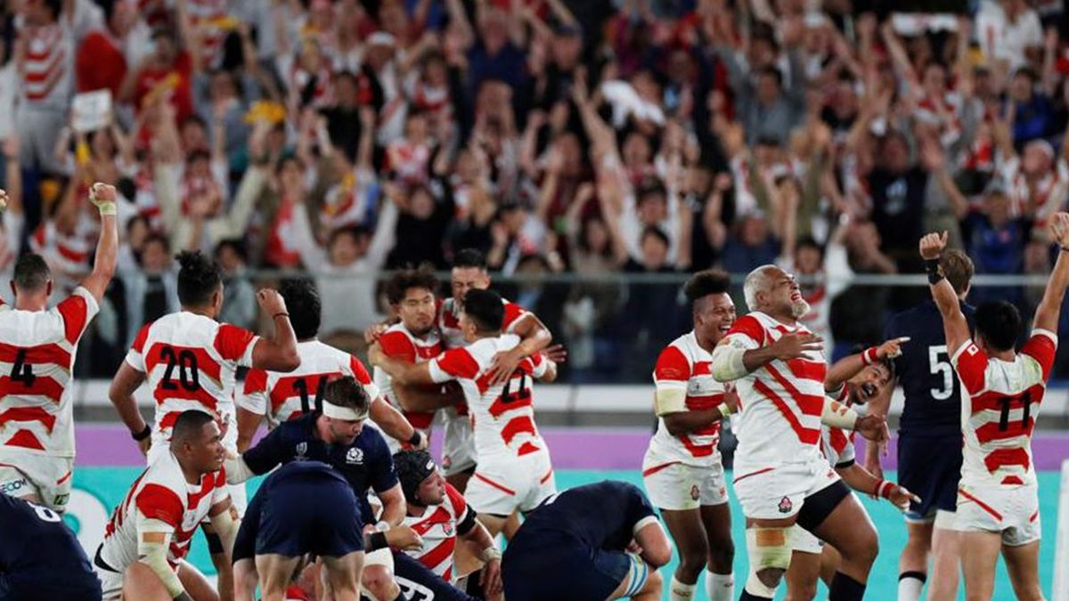 Japón dio otro golpe histórico al sacar a Escocia del Mundial