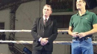 Héctor Bergara, que será presidente del ente hasta diciembre de 2026, junto al doctor Pablo Carbonetti en uno de los festivales que se realizaron en Paraná.&nbsp;