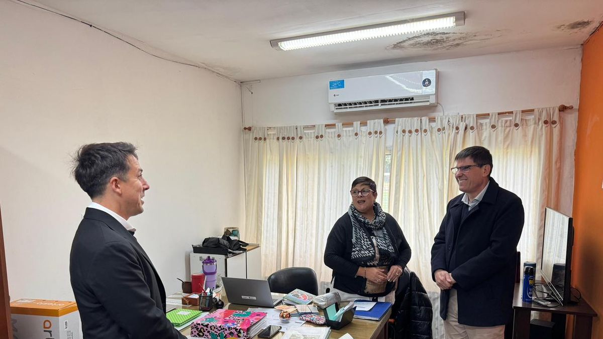 José Goity y Matías Suárez recorrieron escuelas y reforzaron la agenda educativa en Zavalla