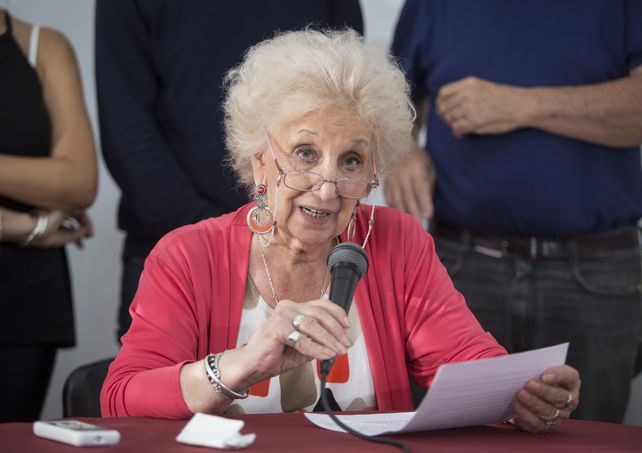La titular de Abuelas de Plaza de Mayo