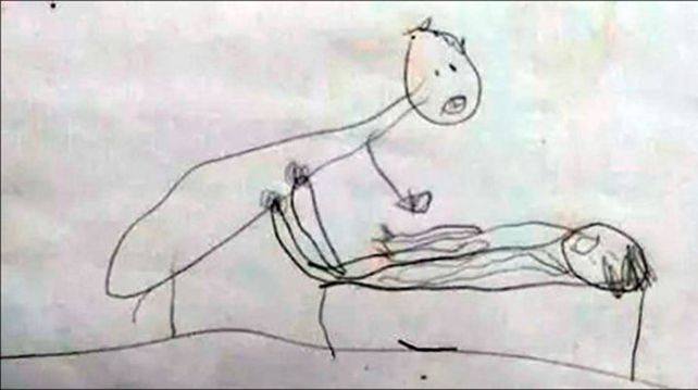 Una nena reveló en un dibujo el abuso sexual de un pastor brasileño