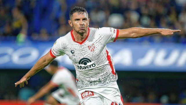Adrián Martínez anotó el segundo gol de la victoria de Instituto ante Boca.&nbsp;