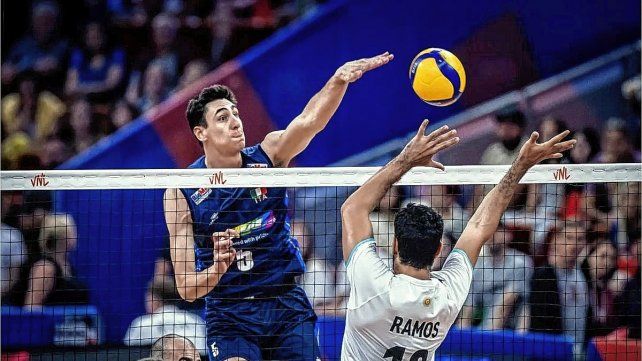 Argentina cayó 3-0 ante Italia y se despidió de la VNL.