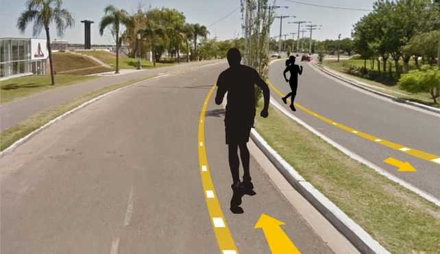 Piden demarcar las sendas para corredores en Costanera Este