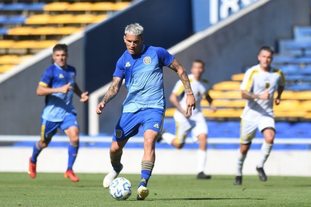 Enzo Copetti en acción. Según lo que informó el club