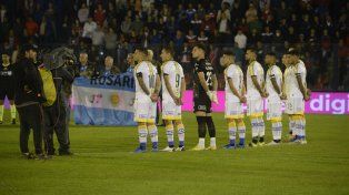El plantel canalla, en la previa del partido ante Tigre, donde no le salió prácticamente nada.