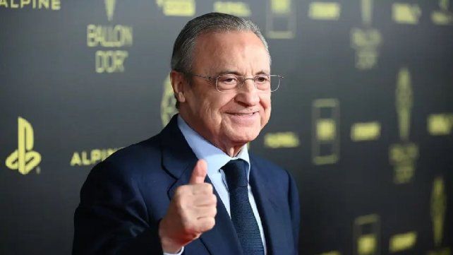 Florentino Pérez fue reelecto como presidente del Real Madrid.