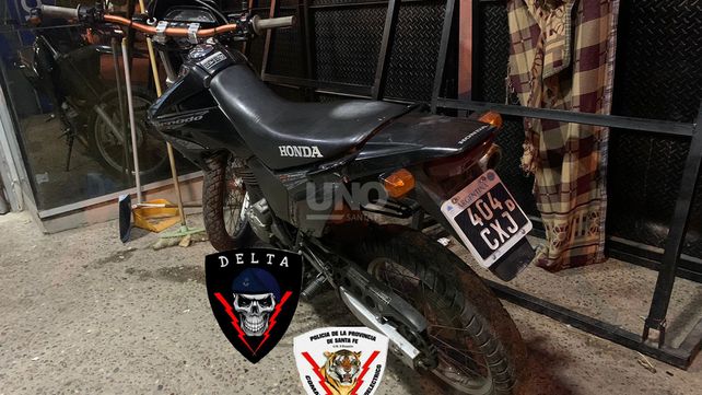 Uno de los vehículos secuestrados