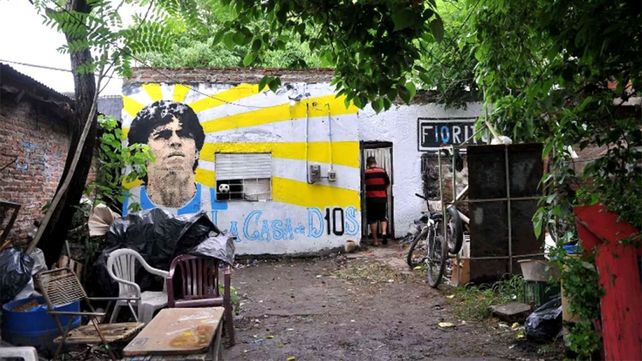 La casa de Maradona, en Villa Fiorito, fue declarada lugar histórico nacional