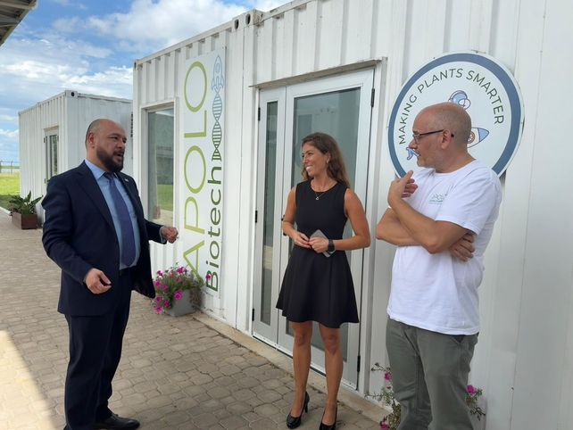 La visita del diplomático permitió potenciar proyectos vinculados al comercio exterior