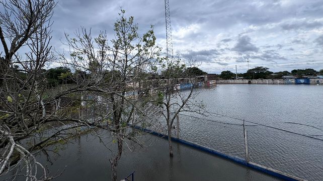 El Club Gimnasia de Vera se vio afectado por el temporal