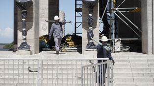 En obras. La contratista sigue su plan de rehabilitación y tiene la confirmación de su continuidad desde Nación.