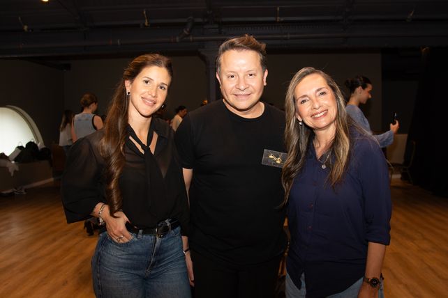 Catalina Zandron, Cristian Rey y Sonia Acosta