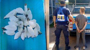 Un joven le quería vender el teléfono iPhone que le habían sustraído durante la madrugada de su propio domicilio, en San Benito. Le encontraron cocaína