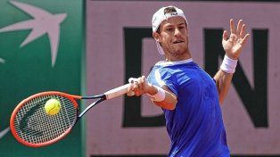 Schwartzman no pudo con el poderío de Tsitsipas y se despidió de Roland Garros