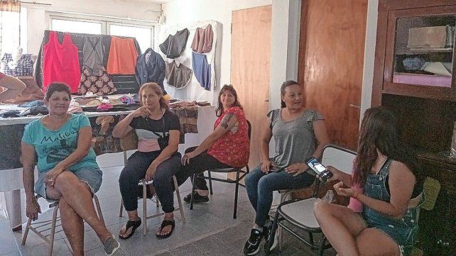 Muestra en la Escuela de Capacitación Laboral Angelelli