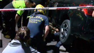 Bomberos y Defensa Civil trabajaron casi cinco horas para rescatar una gata