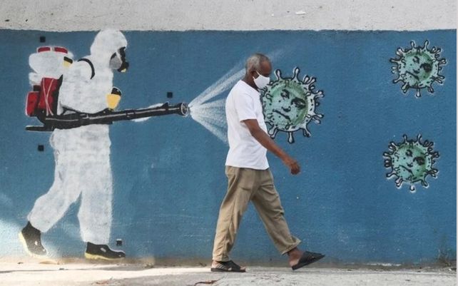 El arte urbano se inspira en la pandemia