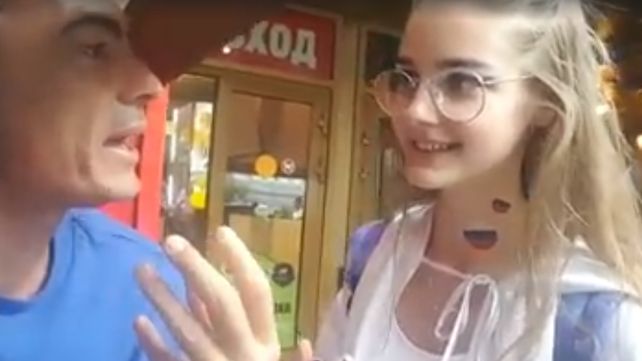 No juzgo al país por una persona, dijo la chica rusa acosada por un argentino