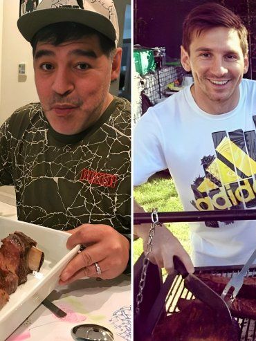 Un estudio asegura que la carne influye en el surgimiento de ídolos futbolísticos como Messi y Maradona