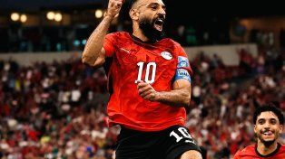 Salah marcó para Egipto ante Nueva Zelanda.