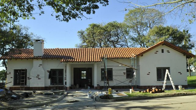 Restauración. El histórico chalet de la directora de la escuela será el lugar de la exposición.