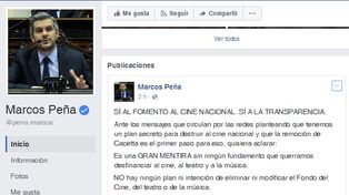 INCAA: Marcos Peña dijo que es una gran mentira que el gobierno quiera desfinanciar el cine