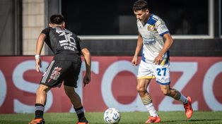 Gaspar Duarte salió en el entretiempo del partido de Central y Deportivo Riestra.