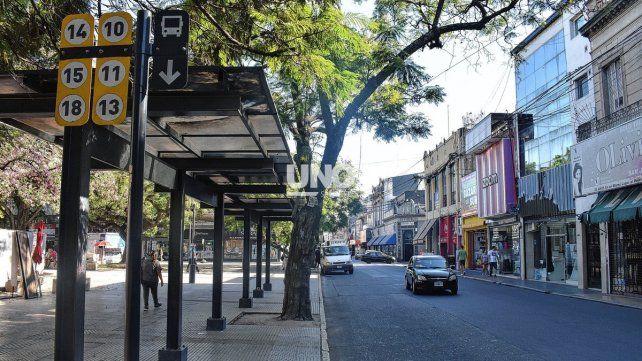 Paro de colectivos en la ciudad de Santa Fe
