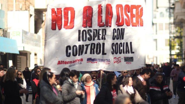 Agmer repudió el reemplazo de Iosper por OSER