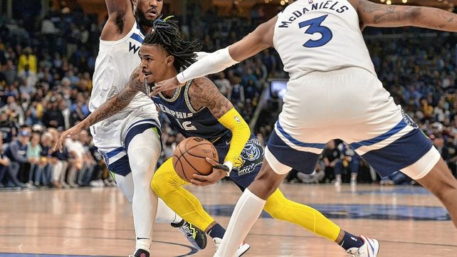 Memphis goleó a Minnesota e igualó en uno la serie por los playoffs de la Conferencia Oeste de la NBA.