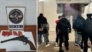Barrio Punta Norte: cayeron presos tres violentos tiratiros tras disparar con un arma de fuego y resistirse a la Policía